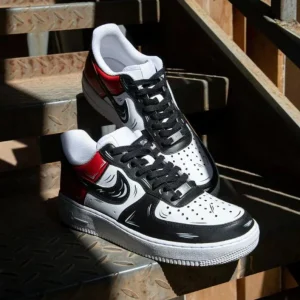 Custom Air Force 1 Shoes with Hand-Painted and Spray-Painted Details (5)