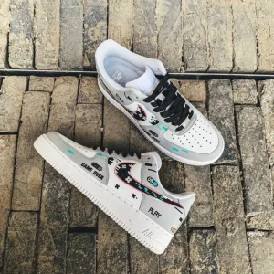 Custom Air Force 1s - Hand-Painted Shoes (5)