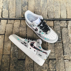 Custom Air Force 1s - Hand-Painted Shoes (6)