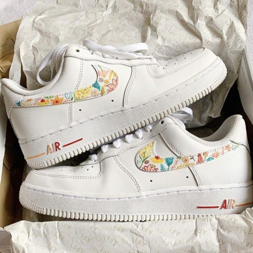 Custom Anime Shoes Air Force 1 - Colourpop Flowers Design (2)