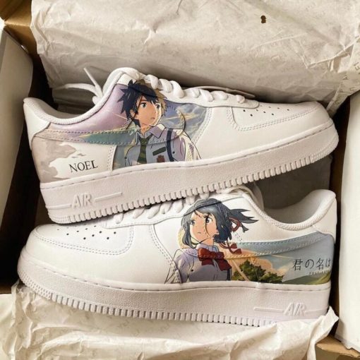 Custom Anime Shoes Air Force 1 Kimi no Na wa (Your Name) Edition (2)