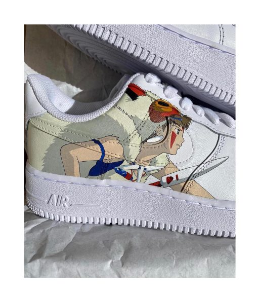 Custom Anime Shoes Air Force 1 Princess Mononoke-3