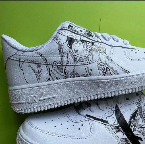 Custom Anime Shoes Air Force 1 Your Favorite Anime Characters on Your Feet (1)