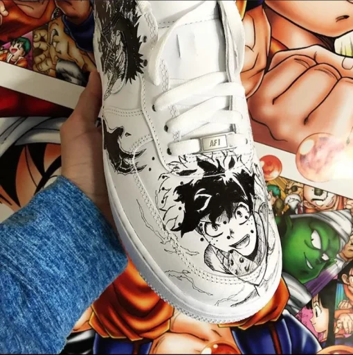 Custom Anime Shoes Air Force 1s A Unique Gift for Any Anime Fan (1)