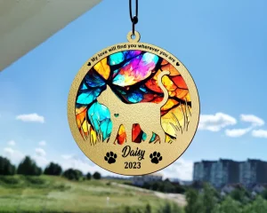 Custom Cat Suncatcher A Unique and Thoughtful Anniversary Gift for Pet Lovers-6