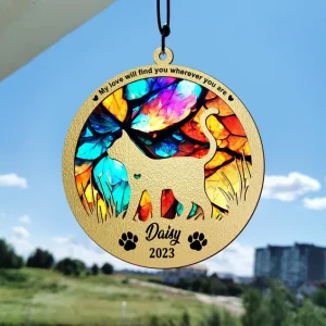 Custom Cat Suncatcher A Unique and Thoughtful Anniversary Gift for Pet Lovers-6