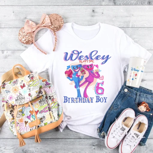 Custom Huggy Wuggy and Kissy Missy Shirts Shirt