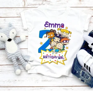 Custom Matching Family Birthday Shirt Rugrats Edition