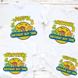 Custom Name with The Land Before Time birthday shirt 2