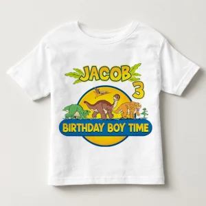 Custom Name with The Land Before Time birthday shirt