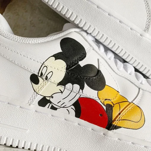 Custom Shoes Disney Mickey and Goofy Air Force 1 (2)