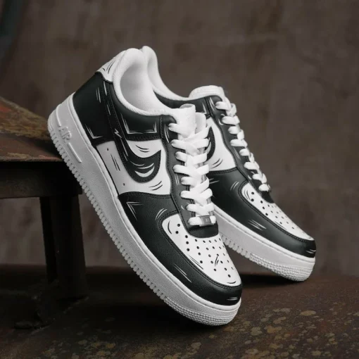 Custom Shoes Personalized with Hand-Painted and Sprayed Air Force 1 (1)