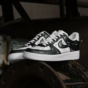 Custom Shoes Personalized with Hand-Painted and Sprayed Air Force 1 (5)