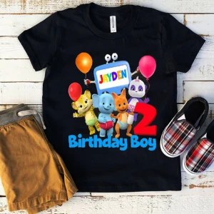 Custom Toddler Shirt with Word Party Outfit 2