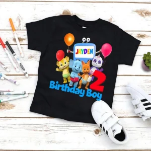 Custom Toddler Shirt with Word Party Outfit 3