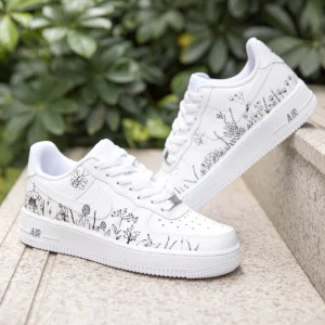Customize the Handmade painting this mortal world Nike Air Force 1 Shoes (4)