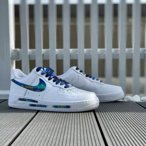 Customize the Nike Air Force 1 Handmade Spray Painting Starry Sky Shoes (4)