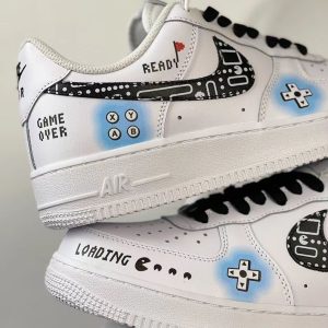 Customize the Nike Air Force 1 handmade Anime video game PS5 shoes (1)