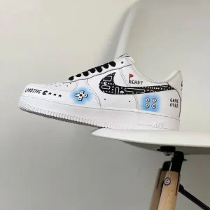 Customize the Nike Air Force 1 handmade Anime video game PS5 shoes (2)
