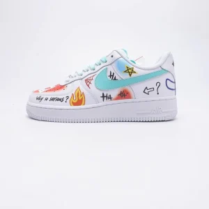 Customize the Nike Air Force 1 handmade clown creative painting shoes (3)