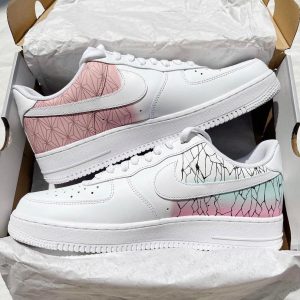 Demon Slayer Anime Shoes Air Force 1 Custom-2