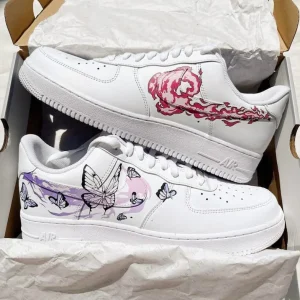 Demon Slayer Tick Air Force 1 Custom Anime Shoes (1)