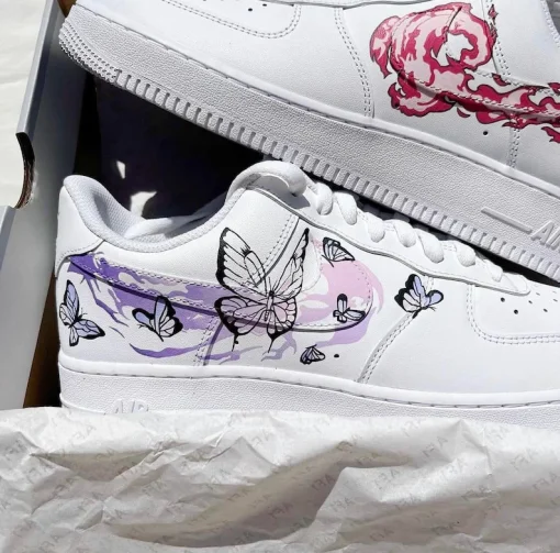 Demon Slayer Tick Air Force 1 Custom Anime Shoes (3)