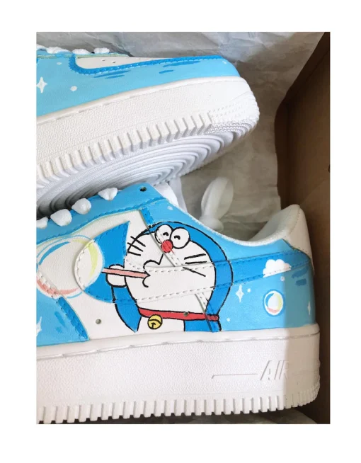 Doraemon Custom Air Force 1s - Limited Edition Anime Shoes (3)