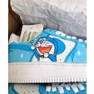 Doraemon Custom Air Force 1s - Limited Edition Anime Shoes (4)