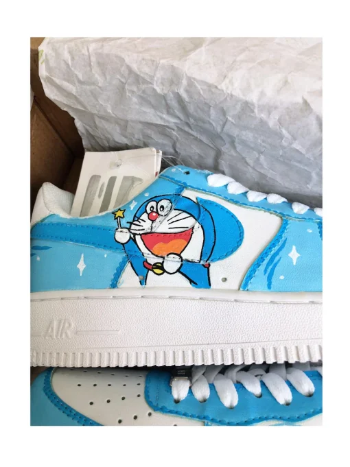 Doraemon Custom Air Force 1s - Limited Edition Anime Shoes (4)