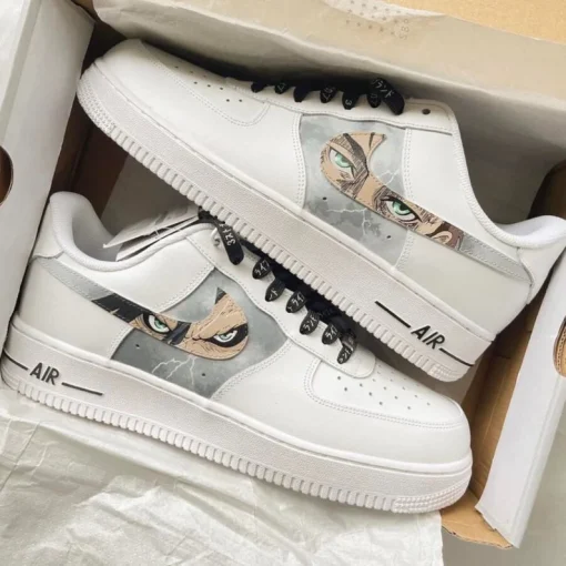 Eren Yeager Attack on Titan Custom Air Force 1 Shoes (1)