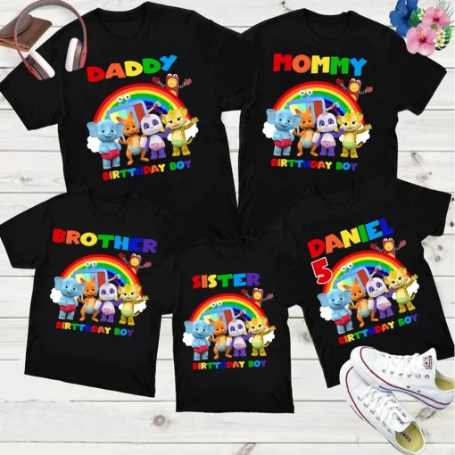 Family Shirt with Word Party Party Theme 2