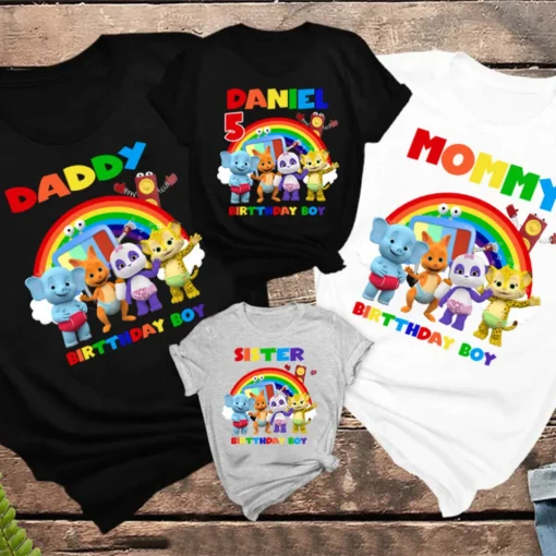 Family Shirt with Word Party Party Theme 3