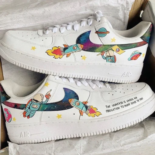 Fly to the Galaxy with These Custom Anime Air Force 1 Shoes (3)