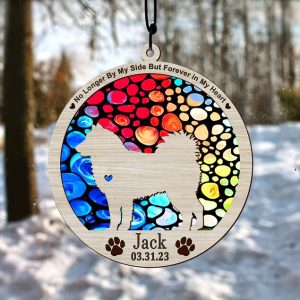 Forever Paws A Dog Suncatcher Memorial Gift for Your Beloved Pet-1