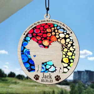 Forever Paws A Dog Suncatcher Memorial Gift for Your Beloved Pet