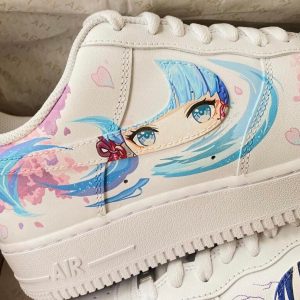 Genshin Impact Raiden Shogun X Ayaka Custom Air Force 1 Shoes (3)