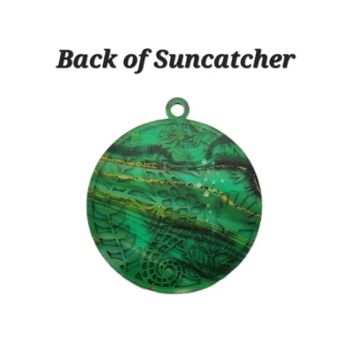 Green Seahorse Suncatcher A Beautiful Anniversary Gift for Your Mom-2