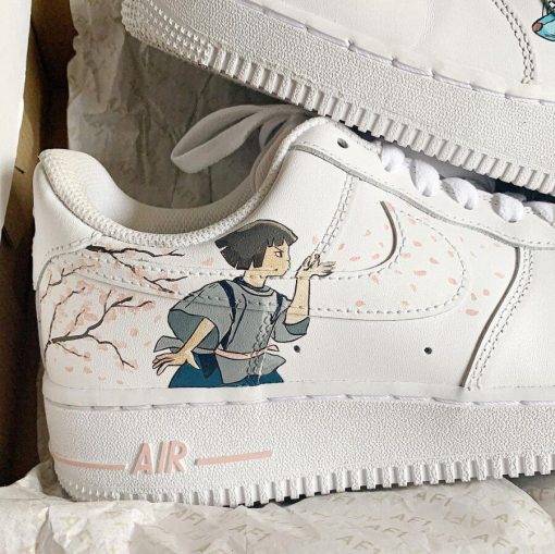 Haku and Chihiro Air Force 1 Custom Anime Shoes by Mincustoms-3