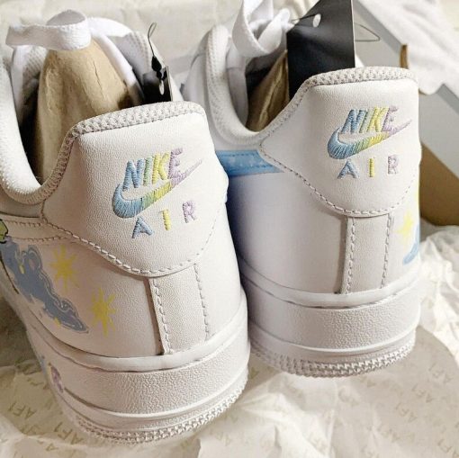 Hand-Painted Baby Yoda Air Force 1s - Custom Anime Shoes (6)