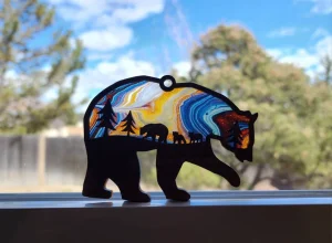 Handmade Bear Sun Catcher A Thoughtful Mother's Day Gift