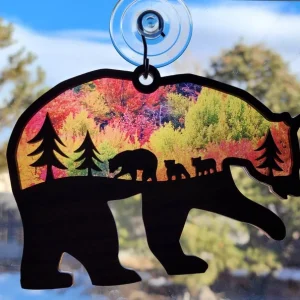 Handmade Mama Bear Sun Catcher A Unique Gift for Mother's Day-8