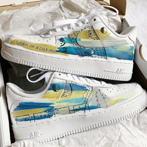 Honne Shimokita Import Cover Air Force 1 - Custom Anime Shoes (1)