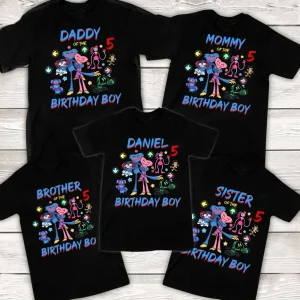 Huggy Wuggy And Kissy Kissy Birthday shirt 2