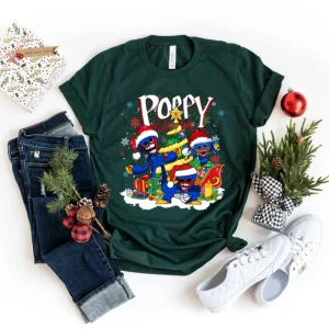 Huggy Wuggy Poppy Playtime Christmas Shirt 2