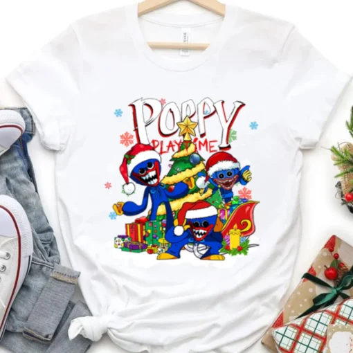 Huggy Wuggy Poppy Playtime Christmas Shirt 3