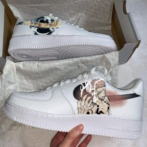 Jujutsu Kaisen Air Force 1 Custom Shoes with Reflective Details-1