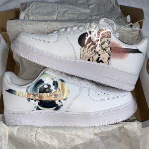 Jujutsu Kaisen Air Force 1 Custom Shoes with Reflective Details-2