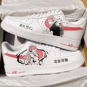 Jujutsu Kaisen Yuji Itadori x Sukuna Custom Air Force 1 Shoes