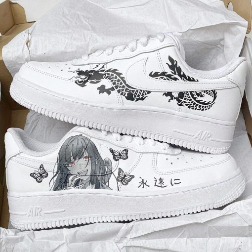 Kakegurui Yumeko Jabami Custom Anime Shoes Air Force 1s (4)